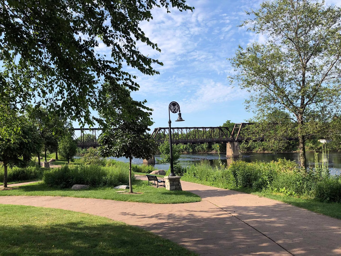 Phoenix Park walking path, Eau Claire.